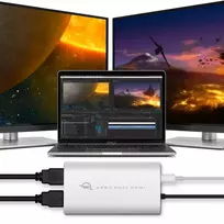 isorine vaizdo - OWC Adapteris Thunderbolt 3 > Dual HDMI 4K Sidabrinis/Juodas (Silver/Black) - 5 nuotrauka