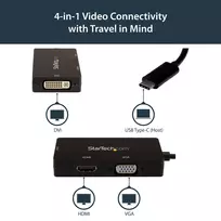 hdmi female hdmi male - Adapteris StarTech CDPVGDVHDBP USB-C male, HDMI, DVI, VGA female - 4 nuotrauka