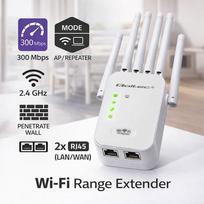 antena marsrutizatoriaus - Qoltec Wi-Fi Signal Booster AX300, 6 antenų (6 antennas) - 4 nuotrauka