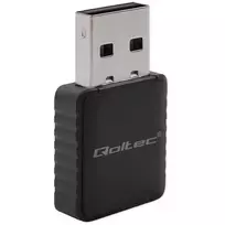 wifi usb adapteris - Qoltec 56988 Belaidis itin greitas DUAL mini WiFi adapteris 2 x 2dBi ,  USB 3.0 ,  1300 Mbps - 2 nuotrauka