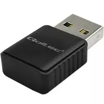 wifi usb adapteris - Qoltec 56988 Belaidis itin greitas DUAL mini WiFi adapteris 2 x 2dBi ,  USB 3.0 ,  1300 Mbps - 4 nuotrauka