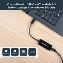 usb c to ethernet - StarTech USB-C TO GIGABIT ADAPTERIS/IN - 4 nuotrauka