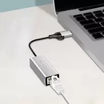 c rj45 adapteris - Logilink UA0422 USB-A/-C į 2.5G Ethernet adapteris Pilkas (Grey) - 3 nuotrauka