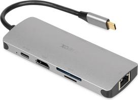 usb hdmi - iBox IUH3RJ4K knyginių kompiuterių dokas / jungčių replikatorius USB 3.2 Gen 1 (3.1 Gen 1) Type-C Power Delivery 100W Sidabras - 2 nuotrauka