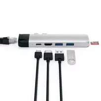 usb c ethernet - Stotis / replikatorius Satechi Pro Hub USB- C (ST- TCPHES) - 3 nuotrauka