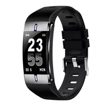 sidabrines laikrodziu apyrankes - Maxcom Fit FW34 1.04" Juodas (Black) - 2 nuotrauka