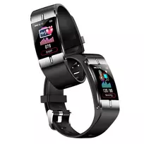 sidabrines laikrodziu apyrankes - Maxcom Fit FW34 1.04" Juodas (Black) - 3 nuotrauka