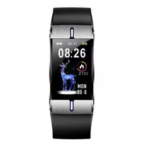 sidabrines laikrodziu apyrankes - Maxcom Fit FW34 1.04" Juodas (Black) - 5 nuotrauka