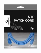 cat 5e senukai - Gembird CAT e5 UTP Patch Cable Blue 3m - 2 nuotrauka