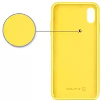 iphone xr deklai - Korpuso galas, galinis dangtelis Evelatus         Apple      iPhone XR Soft case with bottom       Light Yellow - 2 nuotrauka