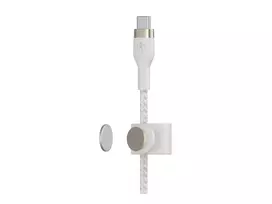 usb c i lightning - Belkin CAA011BT3MWH USB kabelis 3 m USB C USB C/Lightning Balta - 5 nuotrauka
