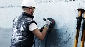 slifavimo diskas 125 mm - Deimantinis šlifavimo diskas apsauginėms dangoms Bosch 125 x 22.23 x 4.5 mm - 3 nuotrauka