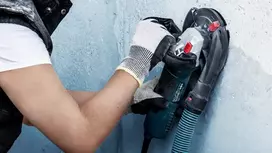 slifavimo diskas 125 mm - Deimantinis šlifavimo diskas apsauginėms dangoms Bosch 125 x 22.23 x 4.5 mm - 4 nuotrauka