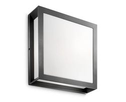 philips lauko sviestuvas - Sieninis lauko šviestuvas Philips Skies, 14W, E27, IP44, antracito, 26 cm x 8.1 cm - 3 nuotrauka