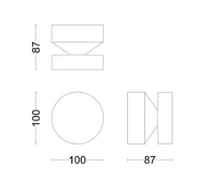 led 6w sviestuvai - Philips - LED sieninis lauko šviestuvas LAVEN LED/6W/230V 4000K IP44 - 3 nuotrauka