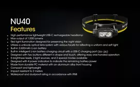 prozektoriai nitecore - Nitecore LA10 Juoda - 4 nuotrauka
