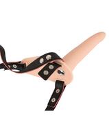 dildo strapon - Vibruojantis Strap-On Soft Touch - 4 nuotrauka
