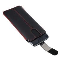 s10e telefonas - Universalus kišeninis dėklas Ultra Slim M4 - skirtas Iphone X / XS / 11 Pro / Samsung A40 / S10e juodas - 3 nuotrauka
