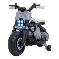 vaikiskas motociklas - Elektrinis motociklas Future 88, White - 17 nuotrauka