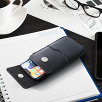 huawei p smart telefono deklas - ROYAL - Odinė universali kišenė su užtrauktuku / juoda - Dydis 2XL aukšta - SAMSUNG S21 ULTRA / HUAWEI P Smart 2021 / XIAOMI Redmi 12 / OPPO A98 5G - 5 nuotrauka