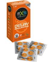 erekcija - EXS Condoms Delay Endurance, 12 vnt. ejakuliaciją nutolinantys prezervatyvai - 2 nuotrauka