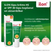 lupu pusleline - ILON, kremas probleminėms lūpoms prižiūrėti, bespalvis, SPF30, 10ml, 10 ml - 4 nuotrauka