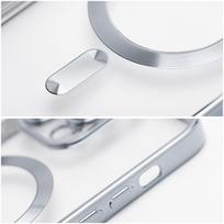magsafe samsung s24 ultra - ELECTRO MAG COVER dėklas, suderinamas su MagSafe, SAMSUNG S24 Ultra sidabro - 4 nuotrauka