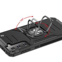 galaxy s22 ultra deklai - Wozinsky Ring Armor tvirtas hibridinis dėklas su magnetiniu laikikliu Samsung Galaxy S22 Ultra auksinis - 4 nuotrauka