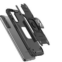 galaxy s22 ultra deklai - Wozinsky Ring Armor tvirtas hibridinis dėklas su magnetiniu laikikliu Samsung Galaxy S22 Ultra auksinis - 6 nuotrauka