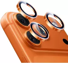 16 pro - ESR Armorite Camera Lens Glass for Apple iPhone 15 Pro / 15 Pro Max / 16 Pro / 16 Pro Max / 17 Pro / 17 Pro Max - Oranžinė (Orange) - 1 nuotrauka