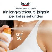 spf purskiklis - Eucerin Sun Spray Transparent SPF50+ 200ml - 4 nuotrauka