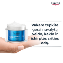 eucerin naktinis kremas hyaluron filler -  EUCERIN HYALURON FILLER, 50 ml - 3 nuotrauka