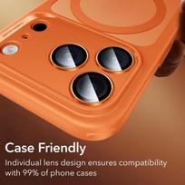 16 pro - ESR Armorite Camera Lens Glass for Apple iPhone 15 Pro / 15 Pro Max / 16 Pro / 16 Pro Max / 17 Pro / 17 Pro Max - Oranžinė (Orange) - 2 nuotrauka