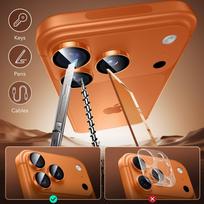 16 pro - ESR Armorite Camera Lens Glass for Apple iPhone 15 Pro / 15 Pro Max / 16 Pro / 16 Pro Max / 17 Pro / 17 Pro Max - Oranžinė (Orange) - 4 nuotrauka
