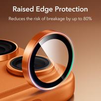 16 pro - ESR Armorite Camera Lens Glass for Apple iPhone 15 Pro / 15 Pro Max / 16 Pro / 16 Pro Max / 17 Pro / 17 Pro Max - Oranžinė (Orange) - 7 nuotrauka