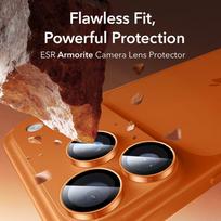 16 pro - ESR Armorite Camera Lens Glass for Apple iPhone 15 Pro / 15 Pro Max / 16 Pro / 16 Pro Max / 17 Pro / 17 Pro Max - Oranžinė (Orange) - 8 nuotrauka