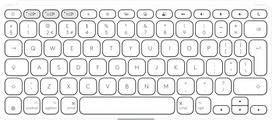 cr2032 - Logitech Keys-To-Go 2 EN, šviesiai pilka (Pale Gray) - 2 nuotrauka