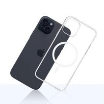 telefonu deklai iphone 15 - 3mk Aišku MagCase skirtas Apple iPhone 15 - skaidrus - 12 nuotrauka
