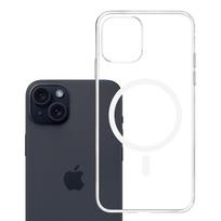 telefonu deklai iphone 15 - 3mk Aišku MagCase skirtas Apple iPhone 15 - skaidrus - 14 nuotrauka