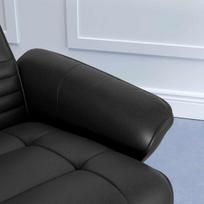 homcom relax - Fotelis HOMCOM Relax su pakoju, tamsiai pilkas (Dark Grey) - 2 nuotrauka
