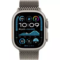apple watch ultra 2 milanese - Apple Watch Ultra 2 GPS + Cellular 49mm Natural Titanium Case with Natural Titanium Milanese Loop - S - 4 nuotrauka