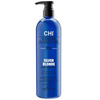 silver sampunas - CHI atspalvį suteikiantis šampūnas Platinum Blonde CHI Color Illuminate 355ml - 2 nuotrauka