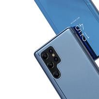 flip telefonai - Aišku Vaizdo Korpusas Samsung Galaxy S25 Ultra Flip Dangtis - Mėlynas - 6 nuotrauka