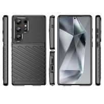 telefonas galaxy s25 ultra - Thunder dėklas Samsung Galaxy S25 Ultra silikoninis apsauginis dėklas - Juodas - 6 nuotrauka