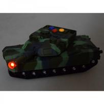 sviesos efektai - Lean Toys Žaislinis tankas Moro Brown 1:32 su garsais ir šviesomis - 4 nuotrauka