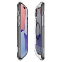 apple ultra topocentras - Spigen Ultra Hybrid S MagSafe dėklas su stoveliu iPhone 15 Plus - Juodas - 3 nuotrauka