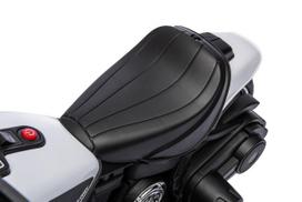 vaikiskas elektrinis paspirtukas - Elektrinis motociklas Chopper FASTER, White - 3 nuotrauka