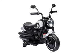 vaikiskas elektrinis paspirtukas - Elektrinis motociklas Chopper FASTER, White - 5 nuotrauka
