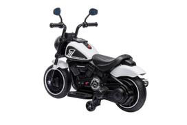 vaikiskas elektrinis paspirtukas - Elektrinis motociklas Chopper FASTER, White - 7 nuotrauka