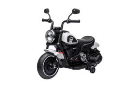 vaikiskas elektrinis paspirtukas - Elektrinis motociklas Chopper FASTER, White - 9 nuotrauka